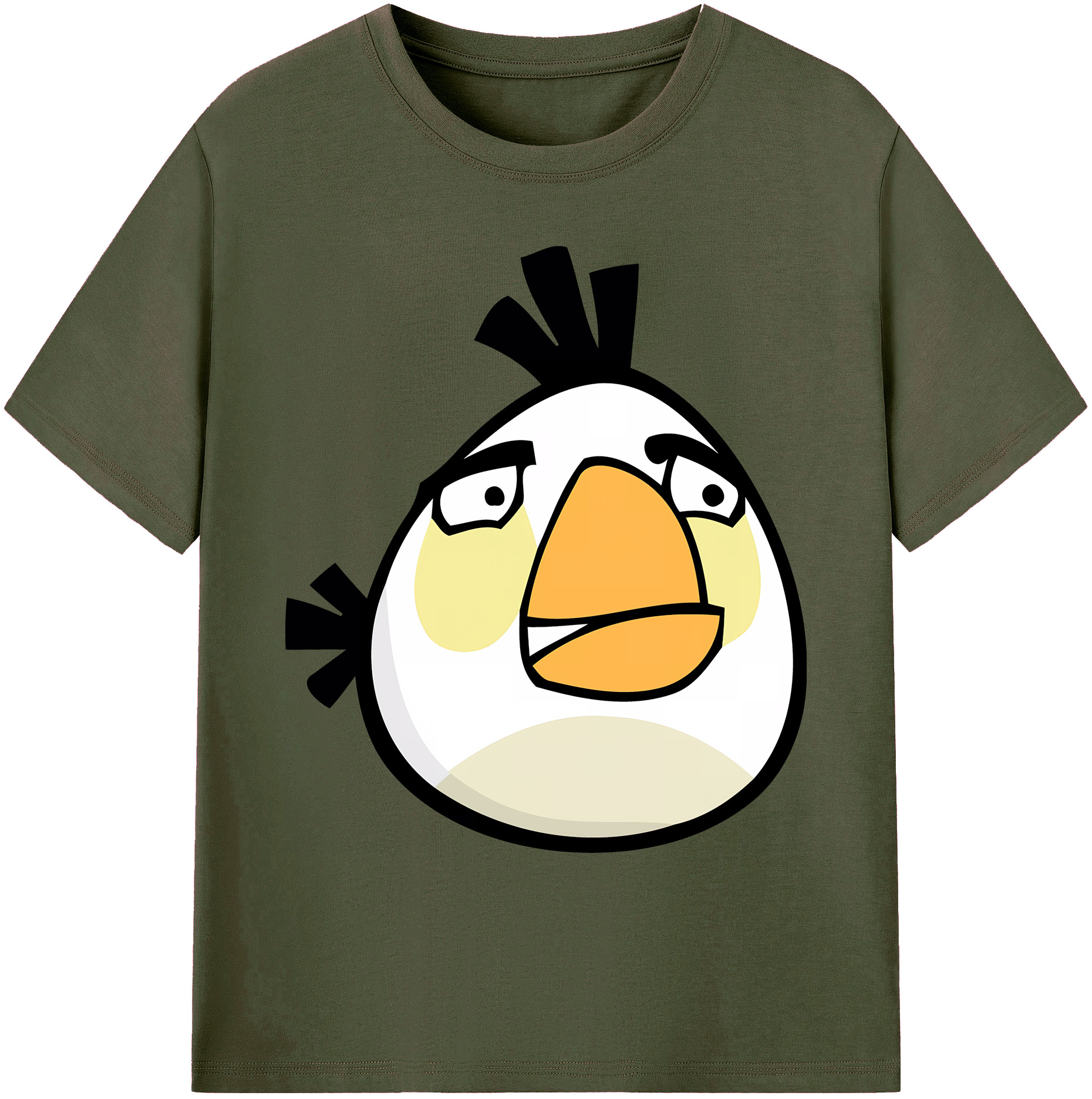 （画像用） Angry Birds アングリーバード 綿100％ メンズ半袖Tシャツ｜肌触りやわらか＆通気性
